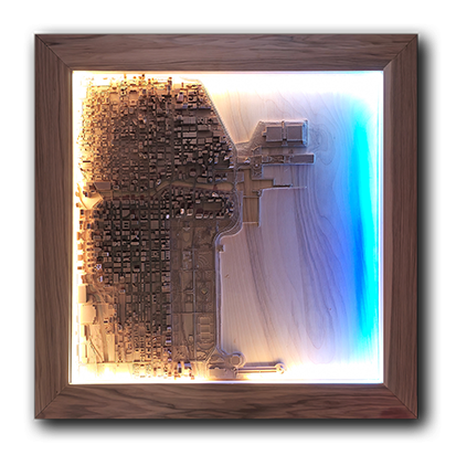 3d Chicago Smart Hardwood Frame